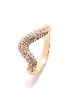 Bague avec oxyde de zirconium