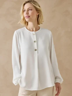 Blouse ample et fluide