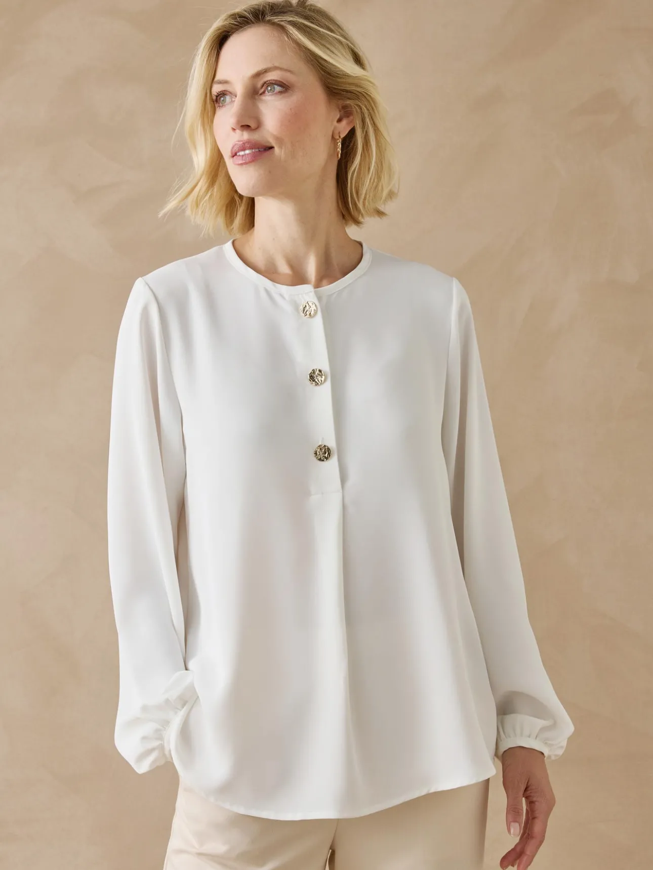 Blouse ample et fluide