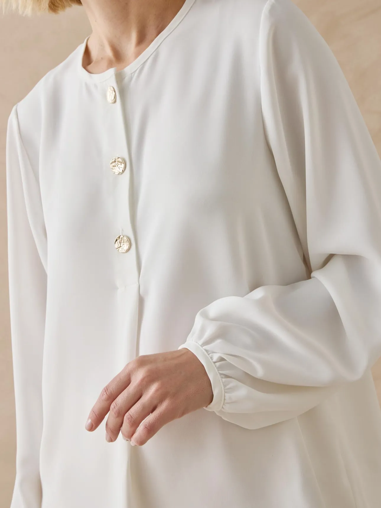 Blouse ample et fluide