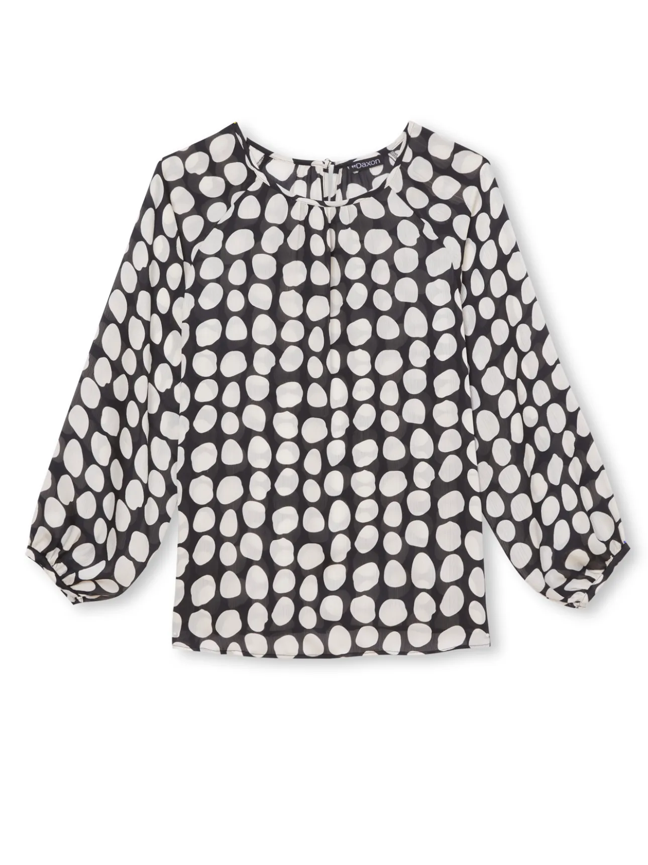 Blouse ample voile satiné