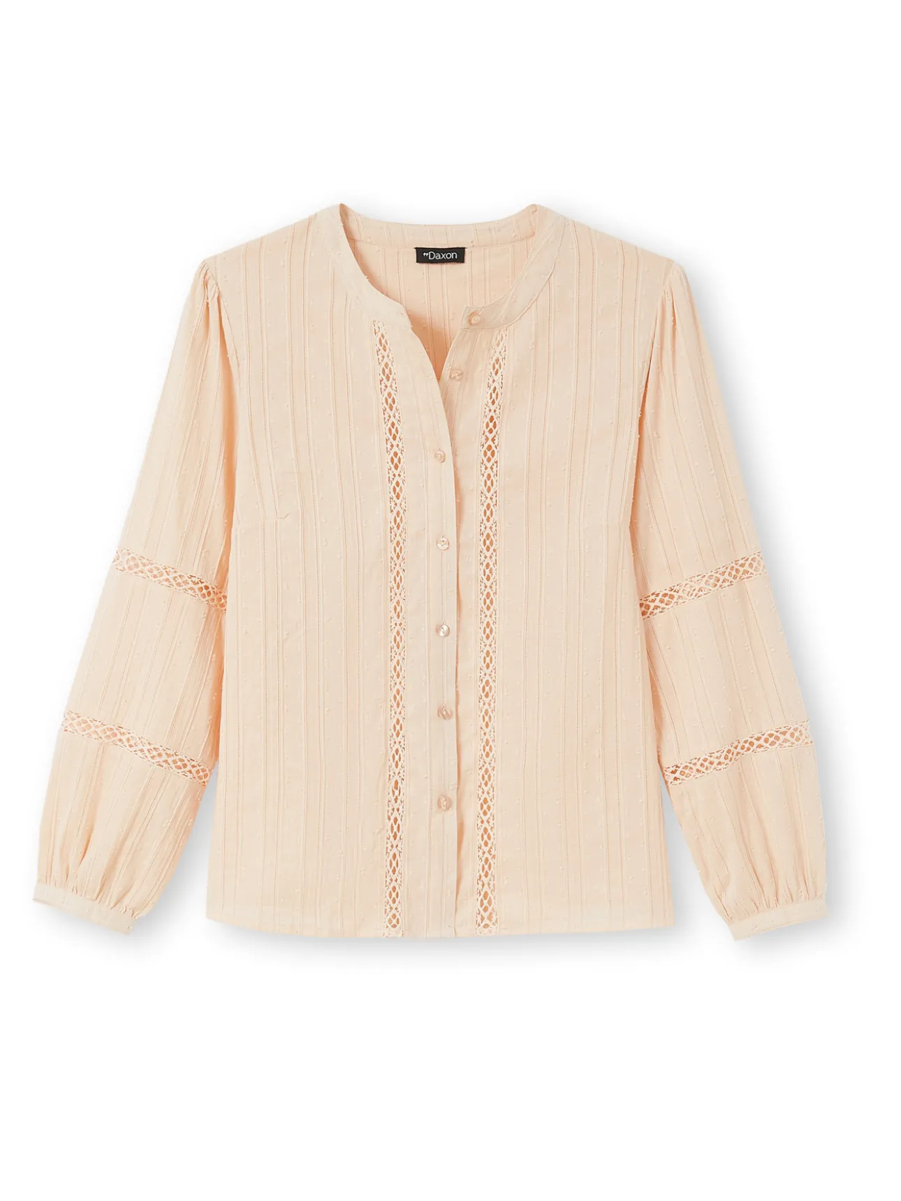 Blouse avec jeu de macramé
