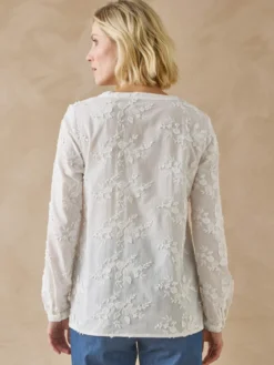 Blouse brodée
