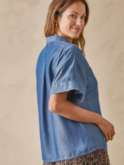 Blouse coupe ample