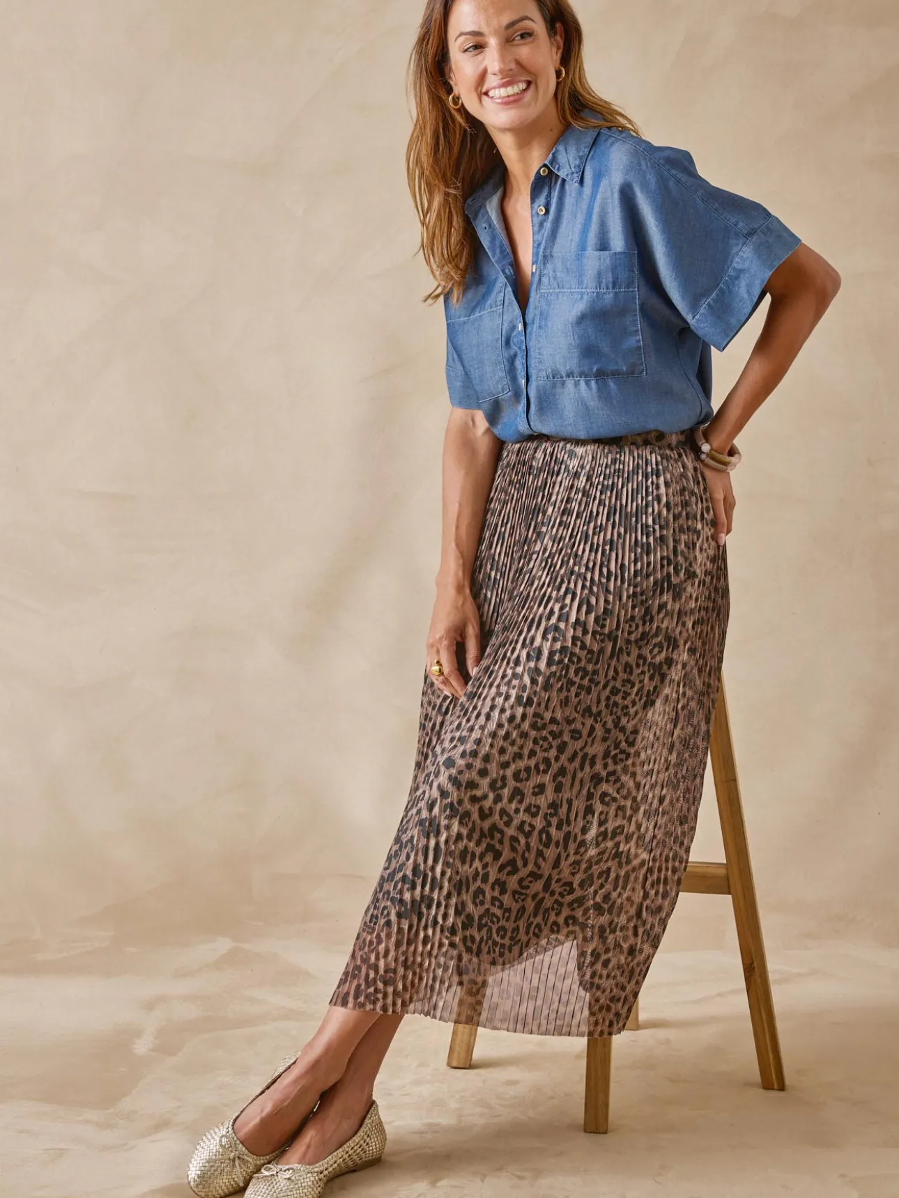 Blouse coupe ample
