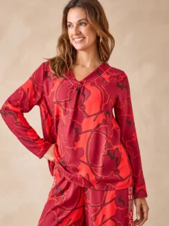 Blouse encolure V