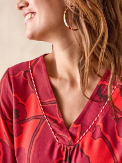 Blouse encolure V