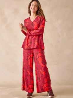 Blouse encolure V