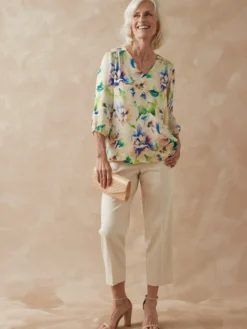 Blouse encolure V