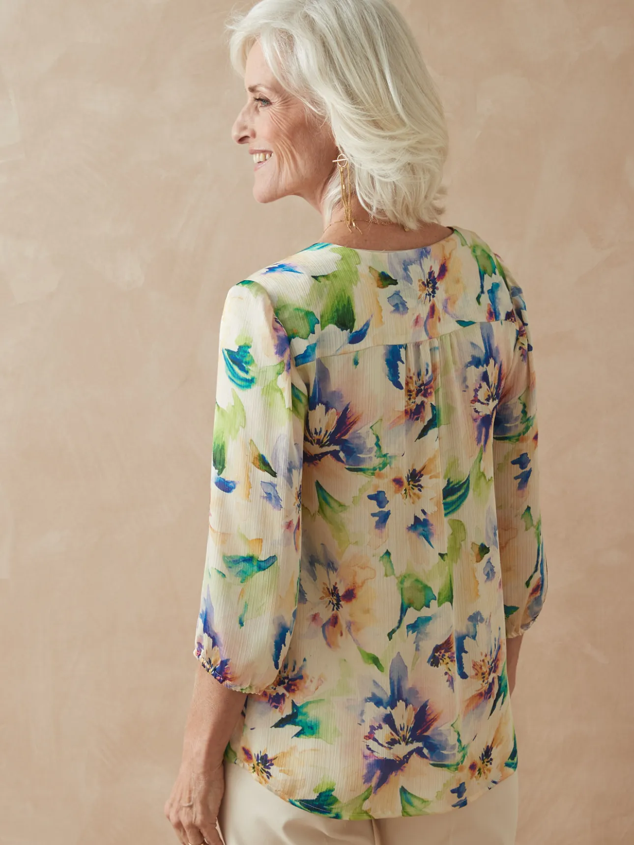 Blouse encolure V