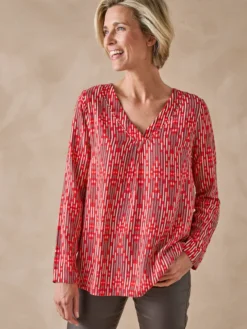Blouse encolure V