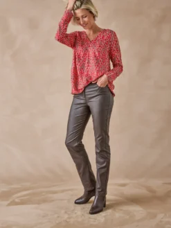 Blouse encolure V