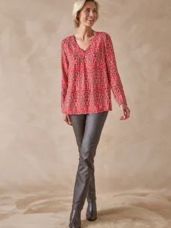 Blouse encolure V