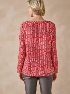 Blouse encolure V