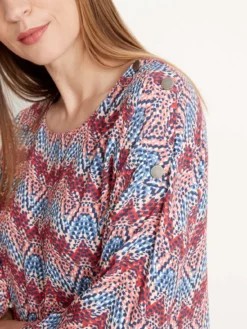 Blouse en crêpe fluide