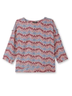 Blouse en crêpe fluide