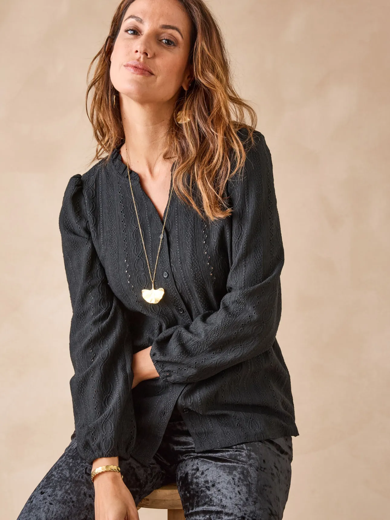 Blouse en maille