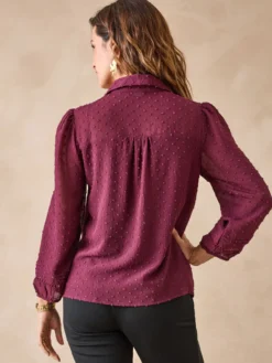 Blouse en plumetis