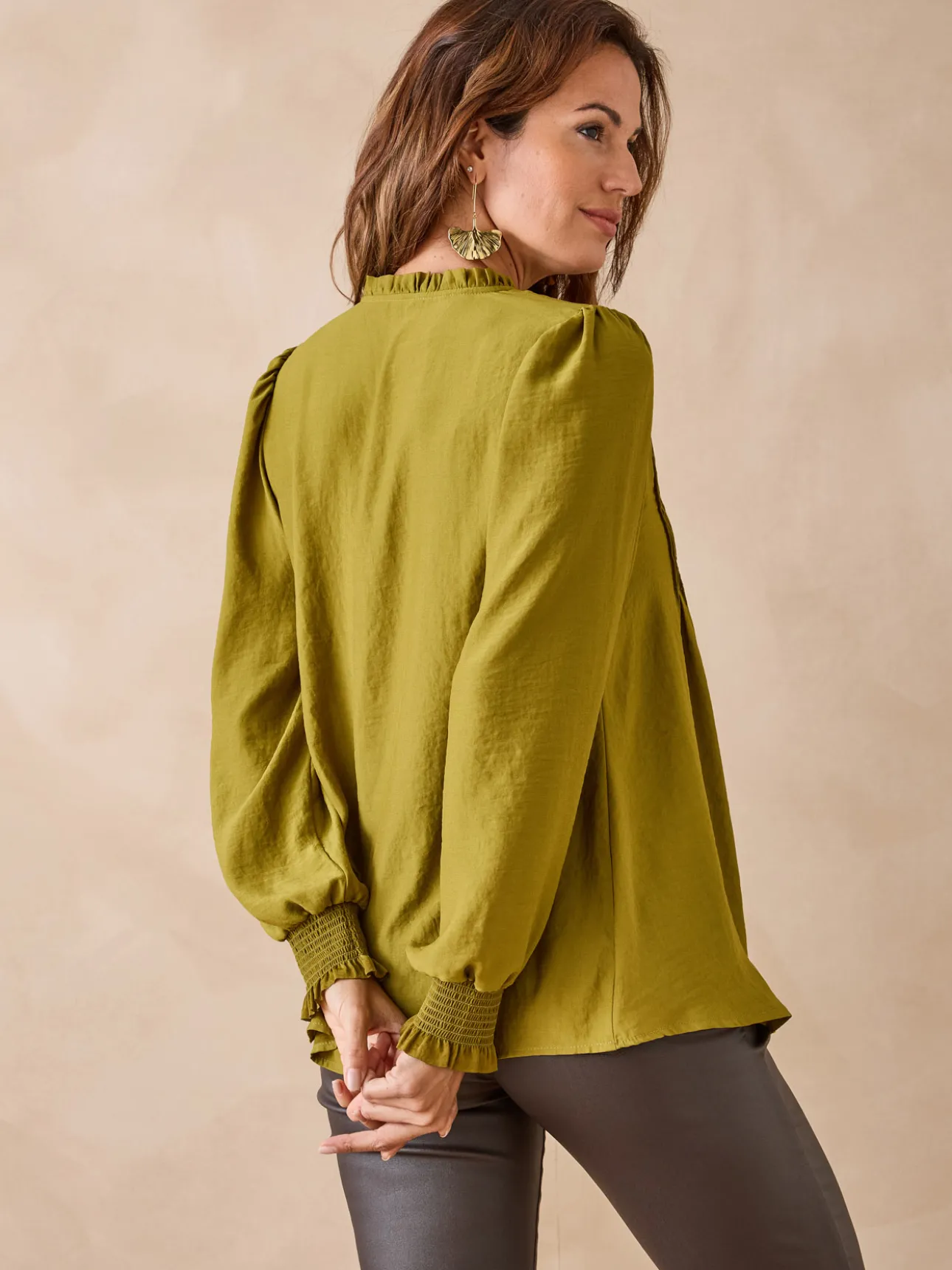 Blouse en satin