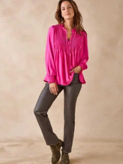 Blouse en satin