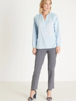 Blouse en voile de coton
