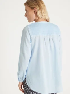 Blouse en voile de coton