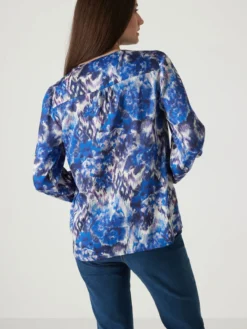 Blouse fluide encolure V