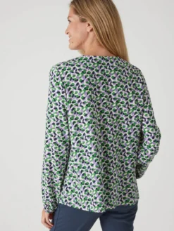 Blouse fluide encolure V