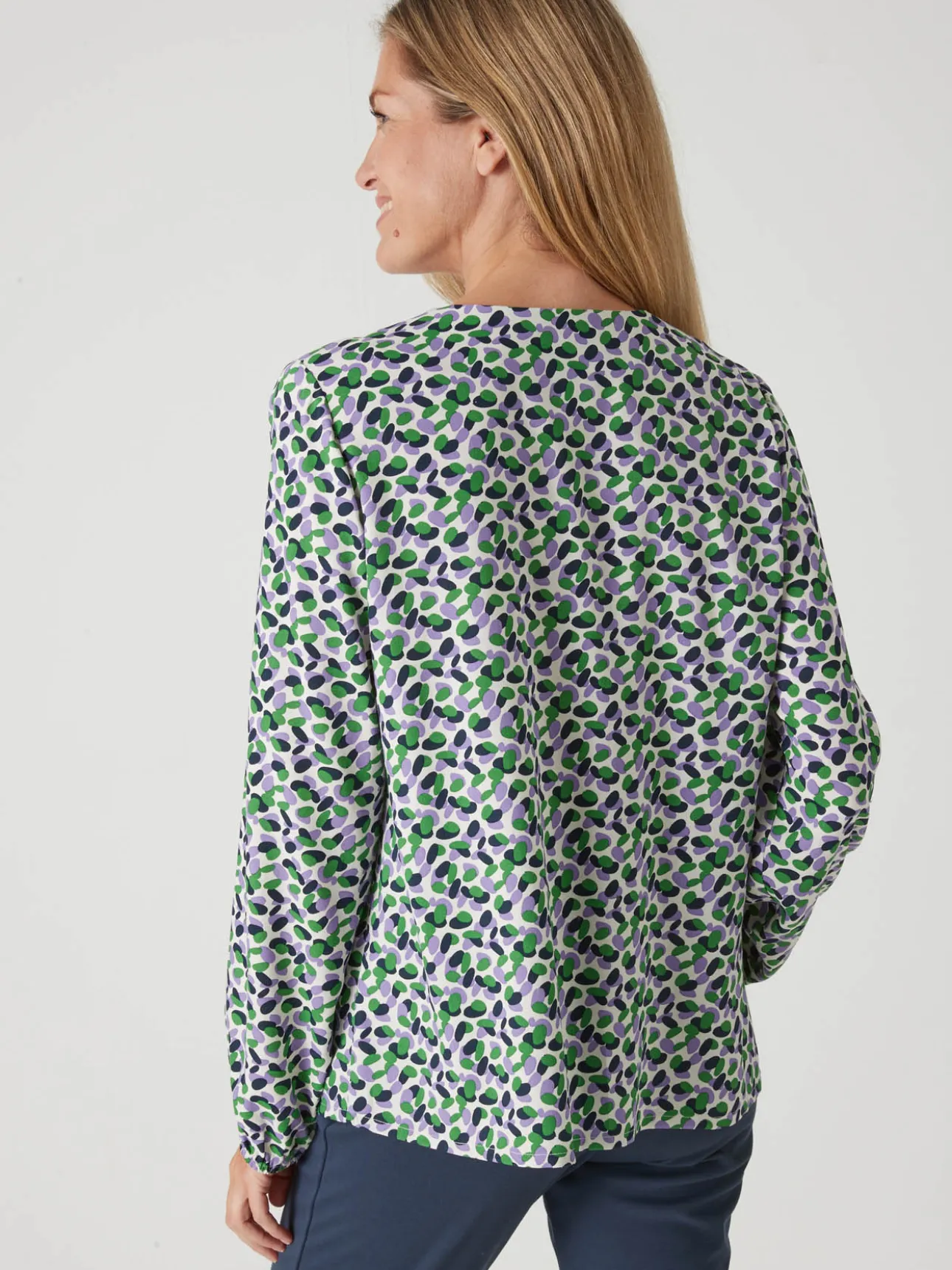 Blouse fluide encolure V
