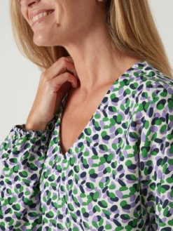Blouse fluide encolure V