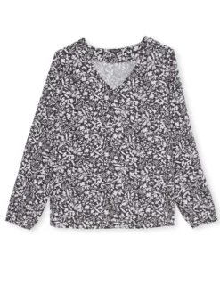 Blouse fluide encolure V