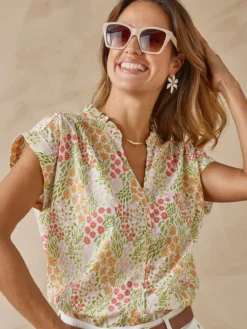 Blouse fluide manches T
