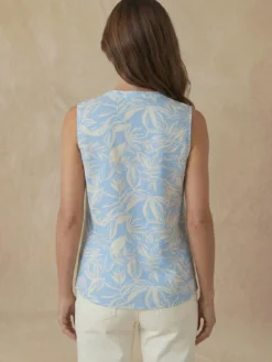 Blouse fluide sans manches