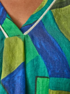 Blouse fluide évasée
