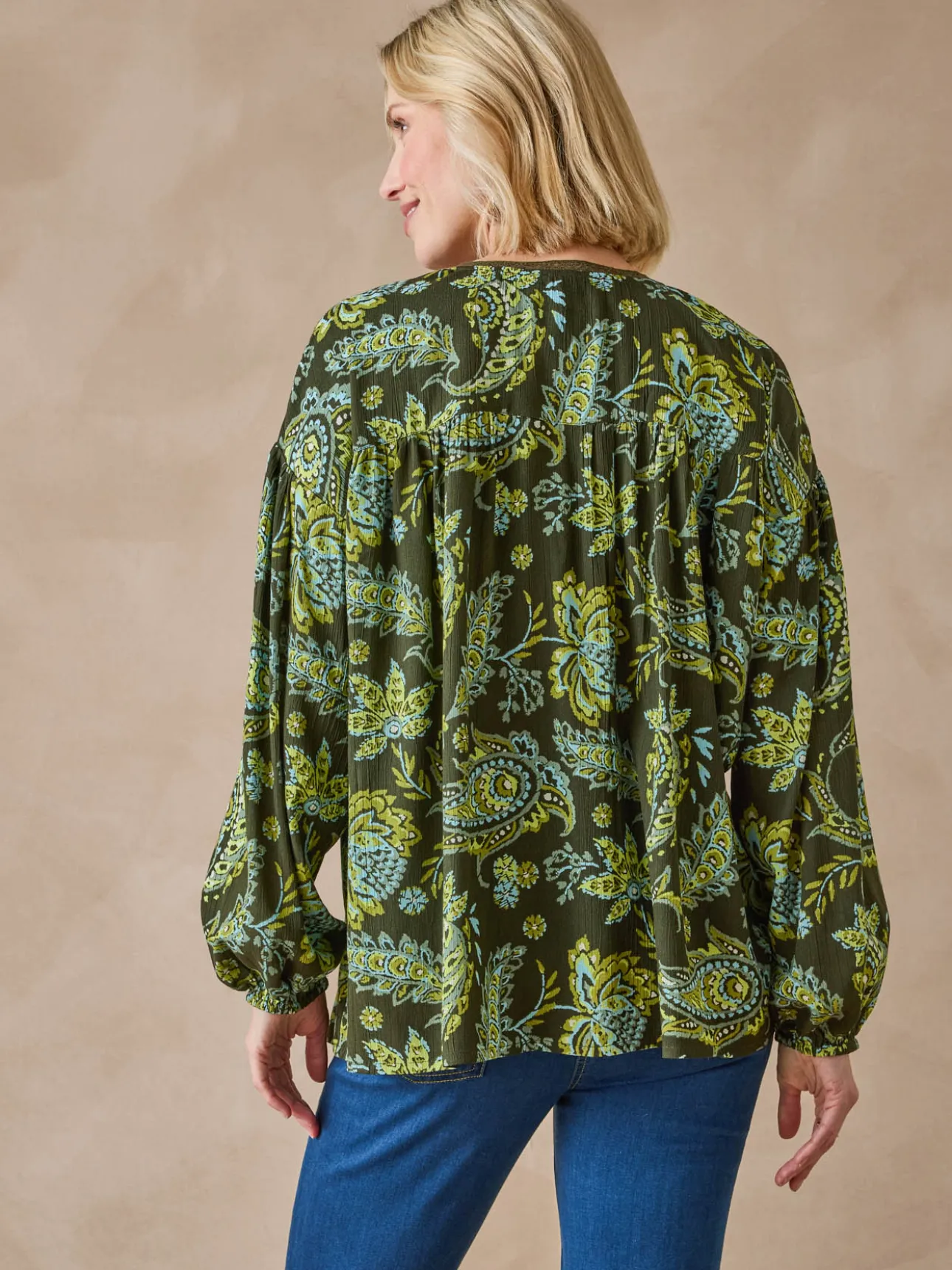 Blouse forme boîte