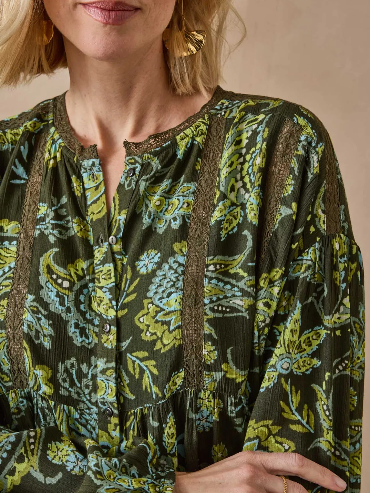 Blouse forme boîte