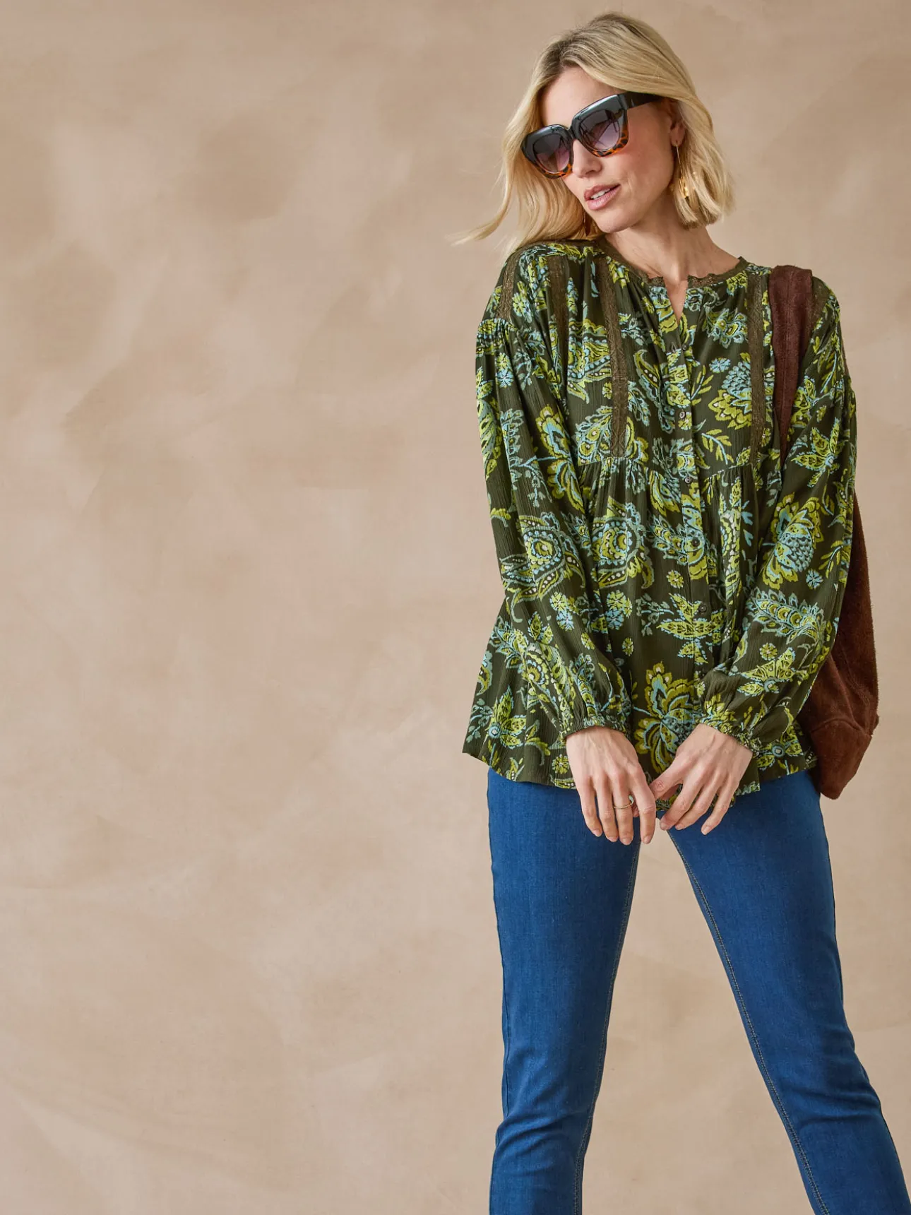 Blouse forme boîte