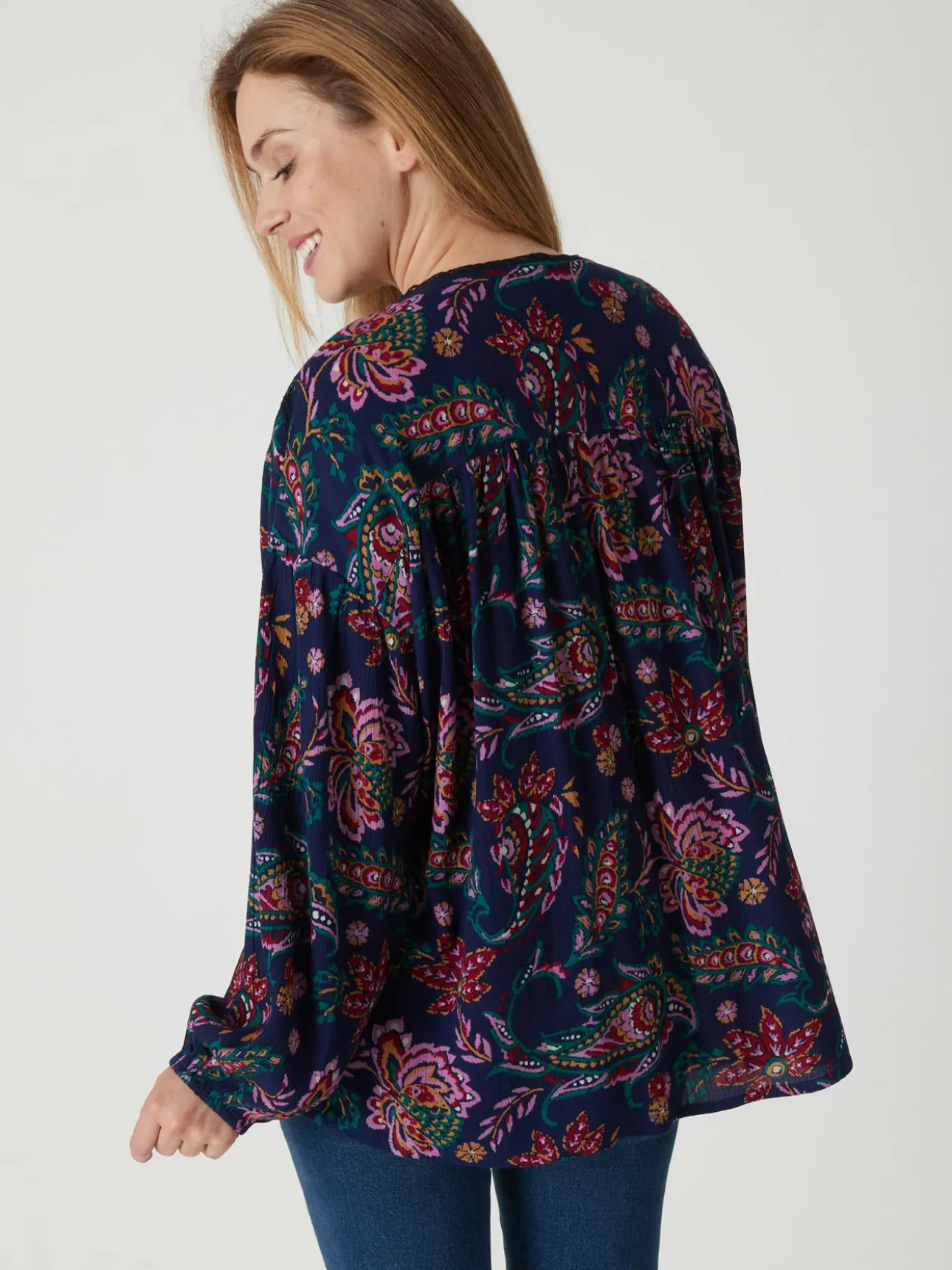 Blouse forme boîte