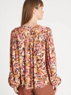 Blouse manches bouffantes
