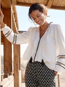 Blouse raffinée fantaisie