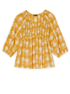 Blouse à smocks