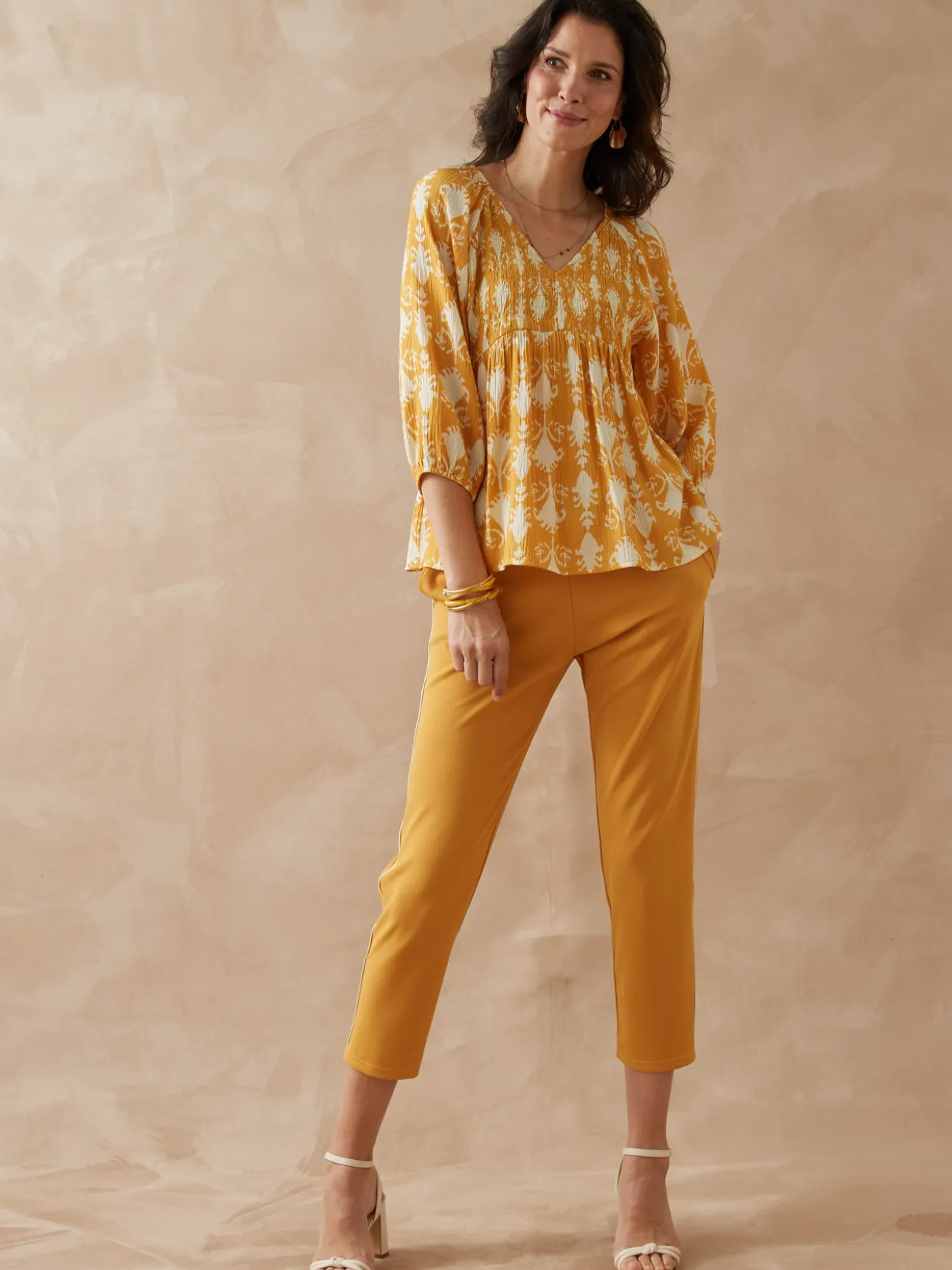 Blouse à smocks