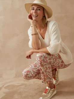 Blouse à smocks