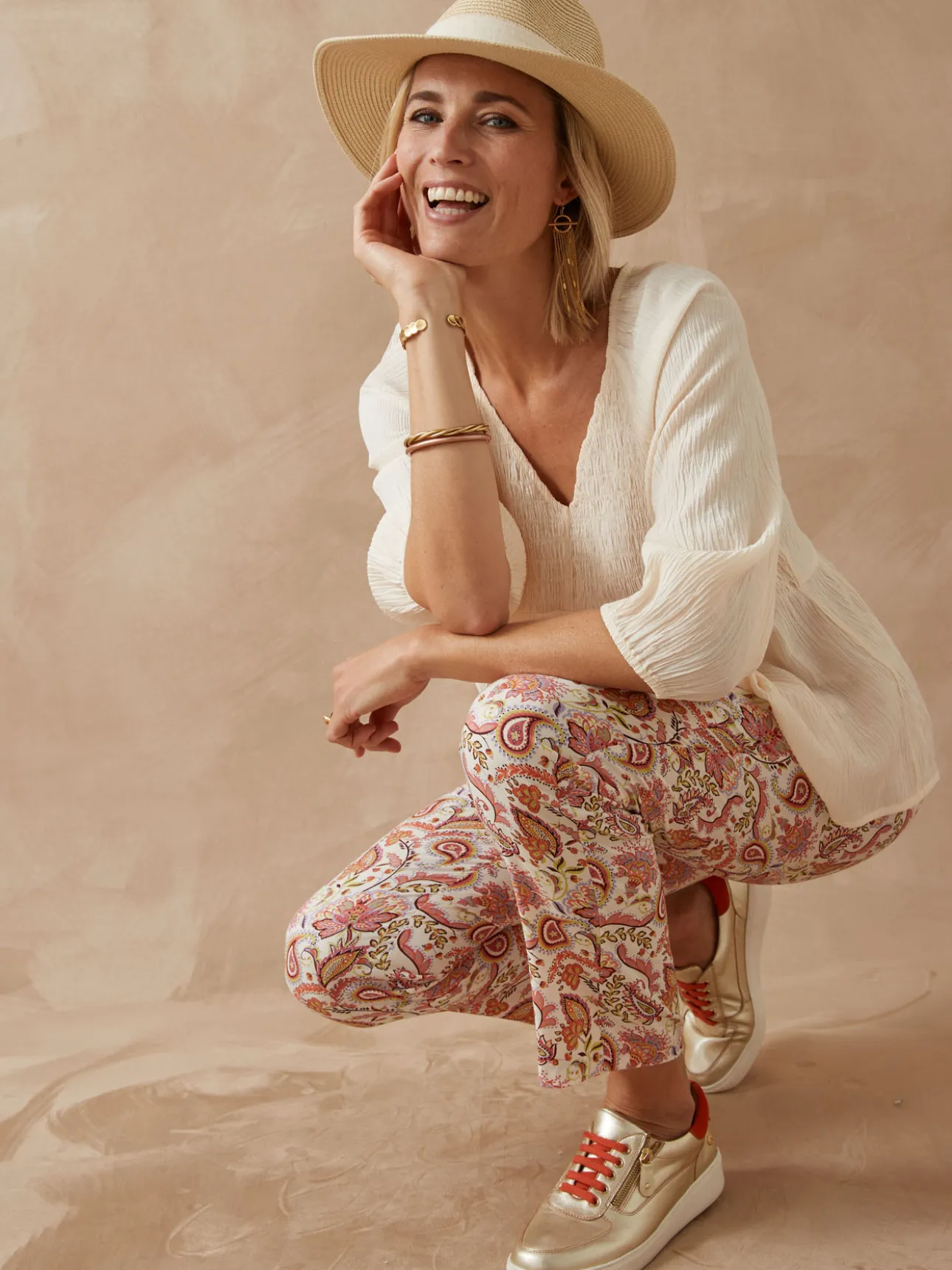 Blouse à smocks