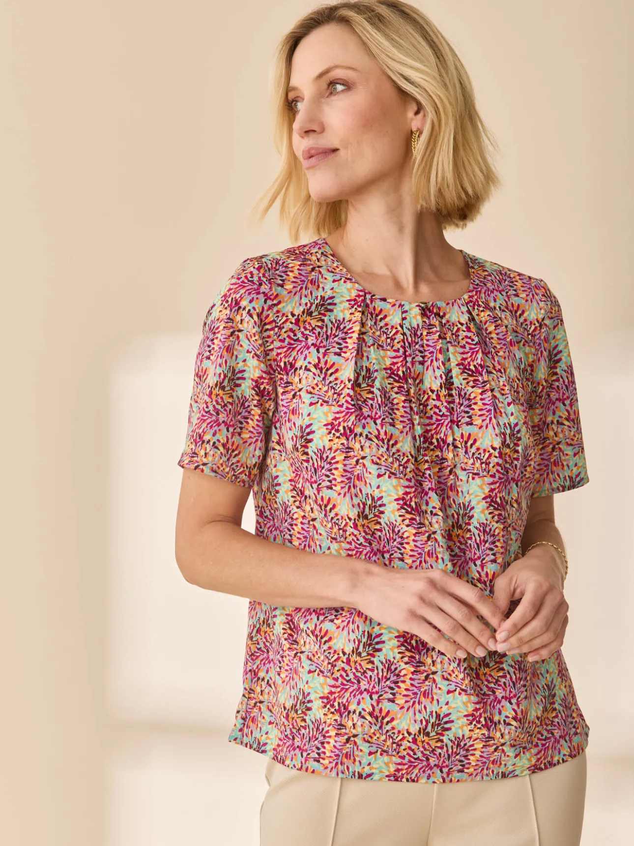 Blouse toucher doux