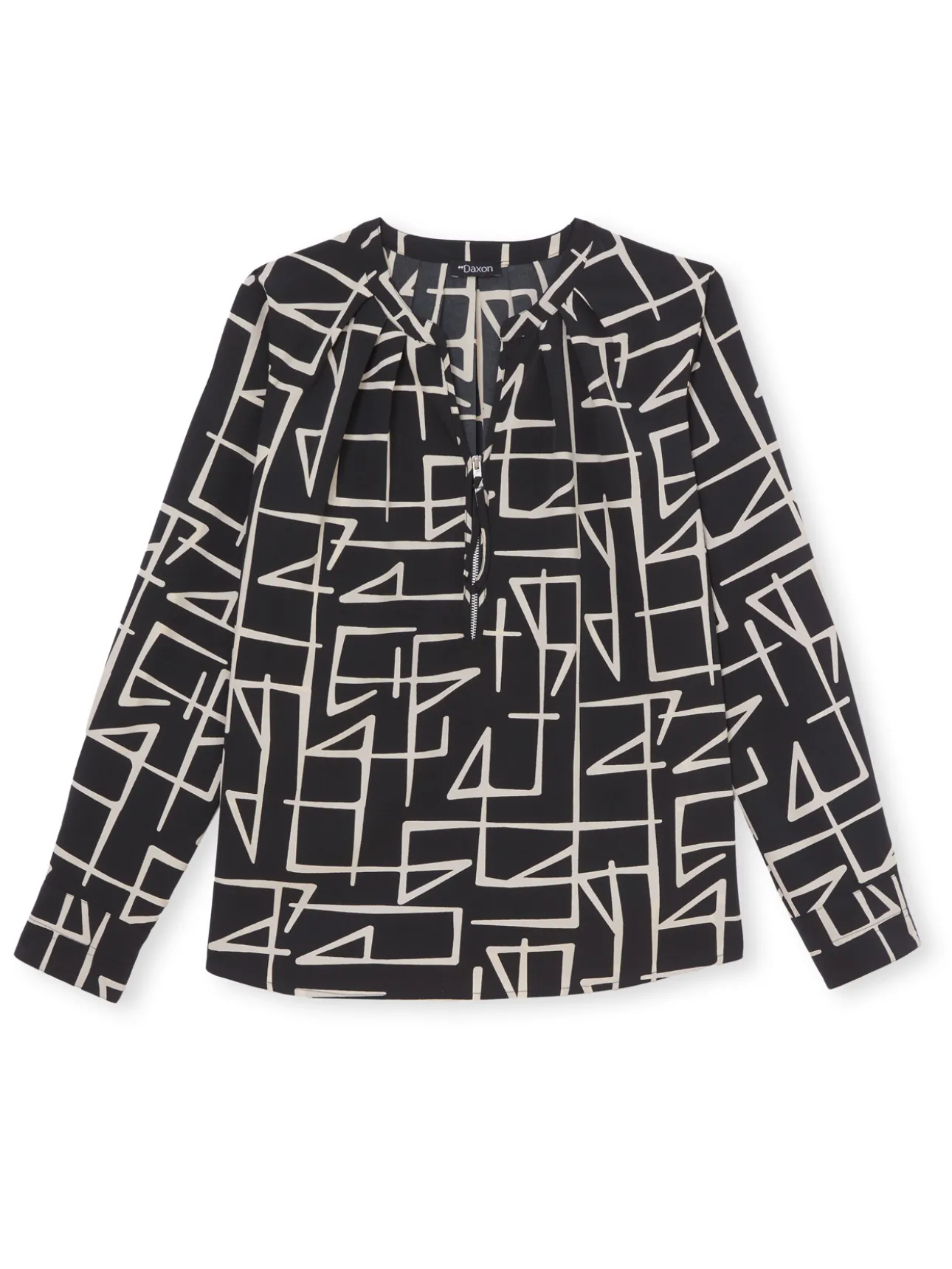 Blouse zippée