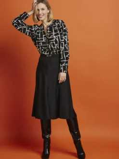 Blouse zippée