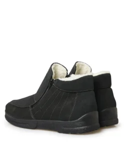 Boots fourrées double zip