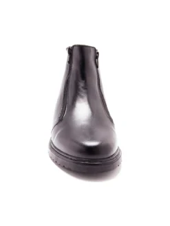 Bottillons cuir fourrés