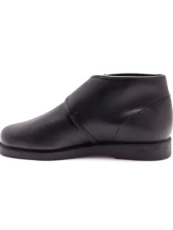 Bottillons cuir fourrés